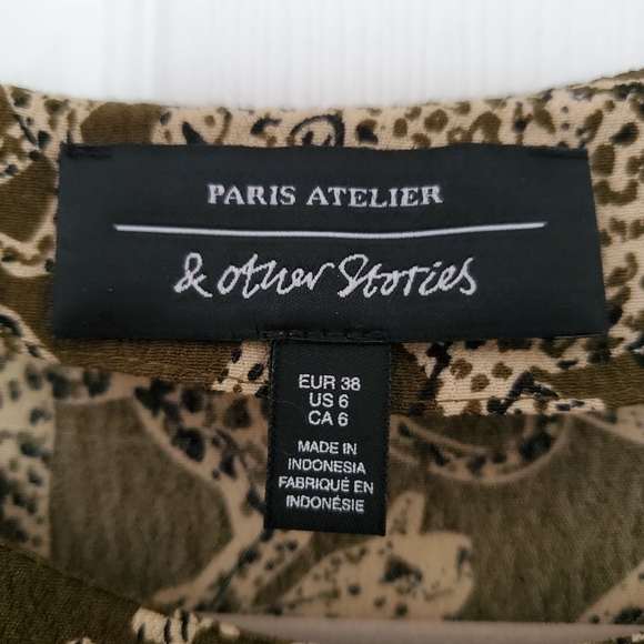 & OTHER STORIES Leopard Print Dress - Picture 10 of 10